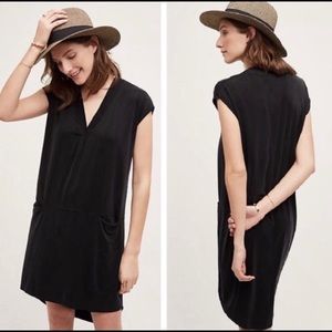 Dolan Anthropologie Black Lola Cocoon Tunic Dress